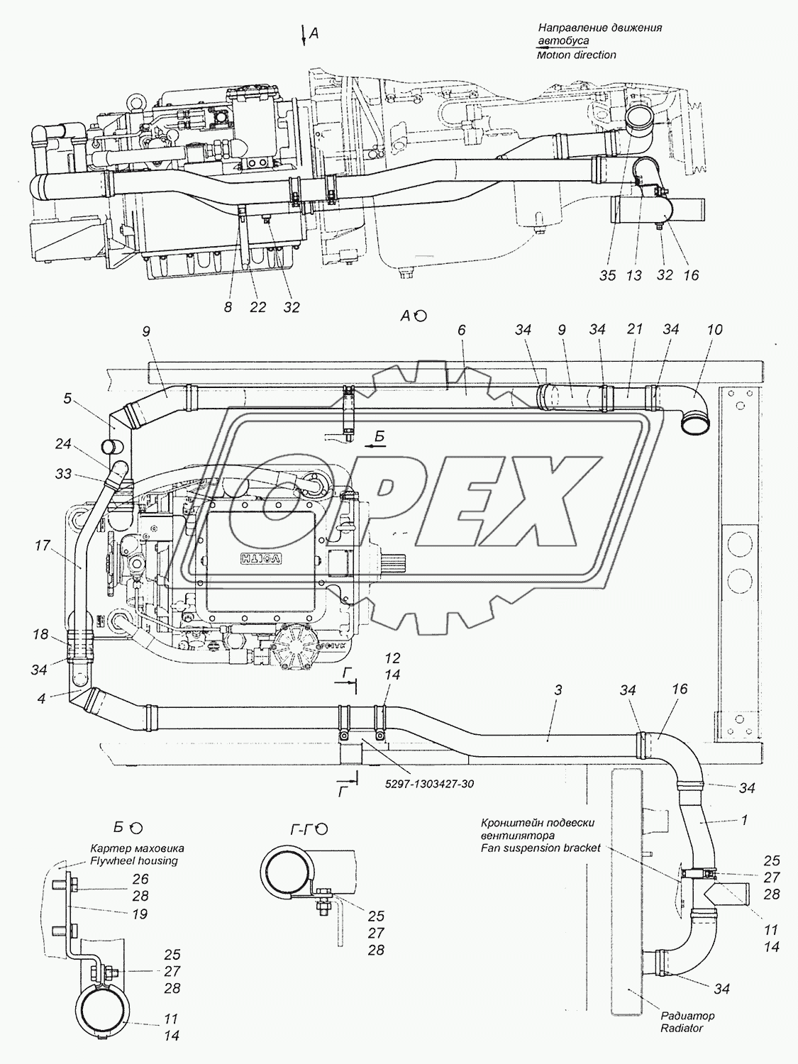 5297-1303400-65 Установка труб теплообменника ГМП