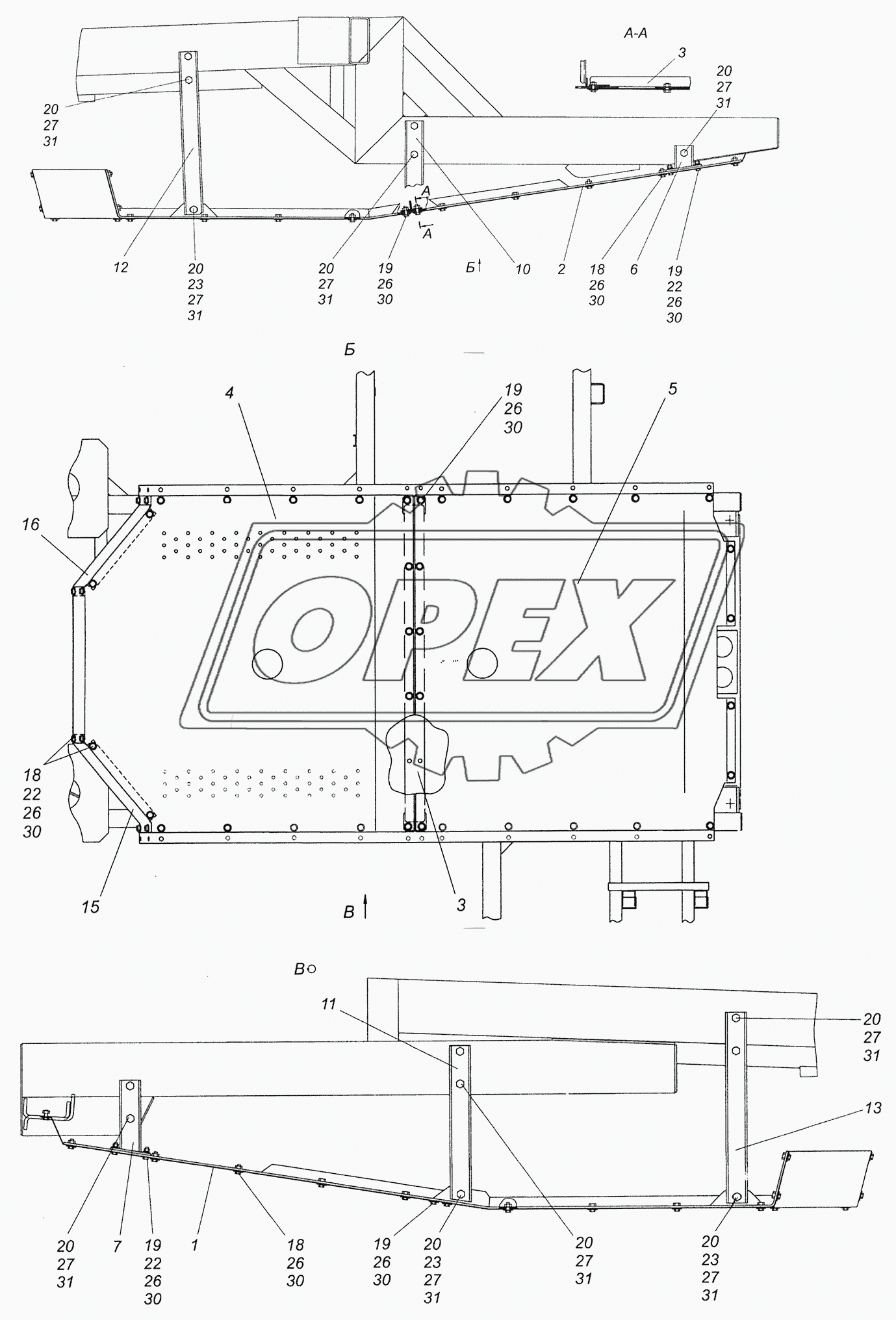 5297-2815010-17 Установка защитного экрана