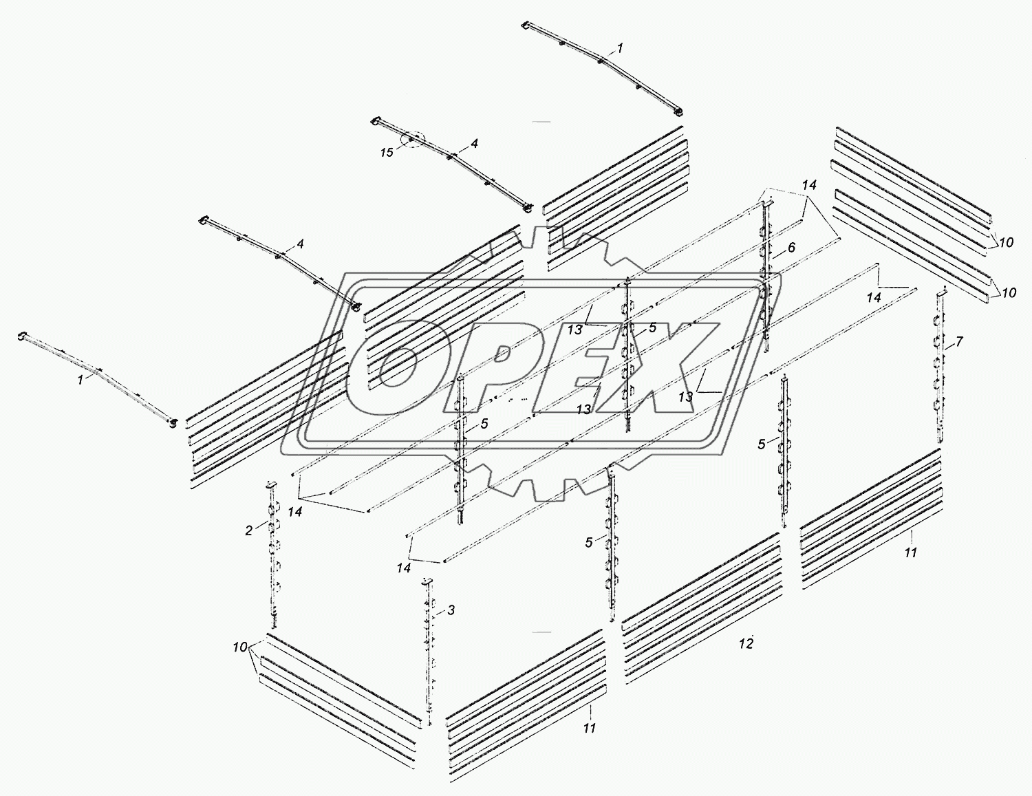 5308-8508008-10 Каркас тента