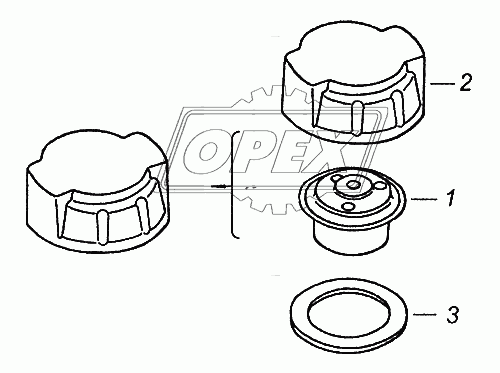5320-1311060 Пробка расширительного бачка