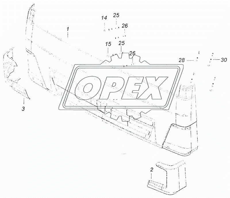 6520-8401010 Панель облицовочная