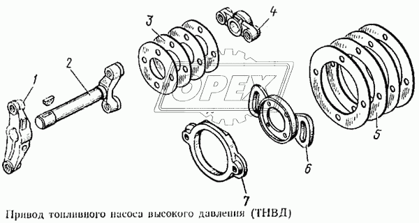 Привод топливного насоса высокого давления (ТНВД)