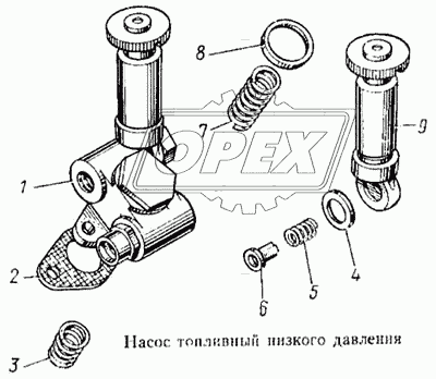 Насос топливный низкого давления