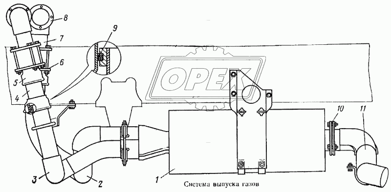 Система выпуска газов