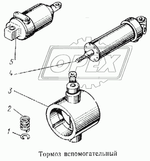 Тормоз вспомогательный