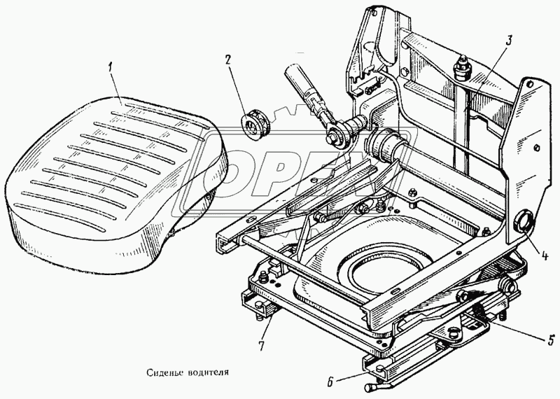 Сиденье водителя