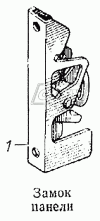 Замок панели