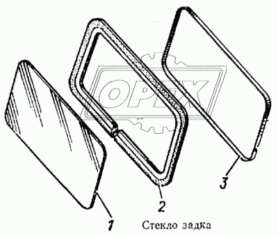 Стекло задка