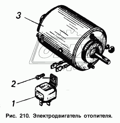 Электродвигатель отопителя