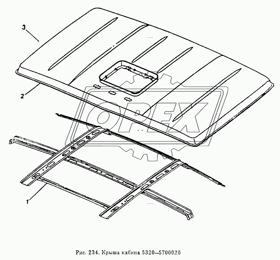 Крыша кабины