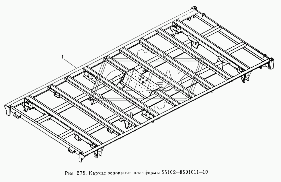 Каркас основания платформы  55102-8501011-10
