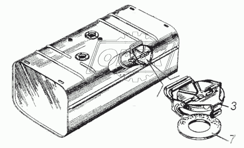 Пробка топливного бака в сборе 1