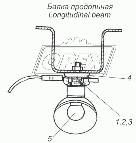 Установка подкапотной лампы