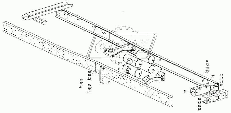 53605-3513005-04 Установка ресиверов