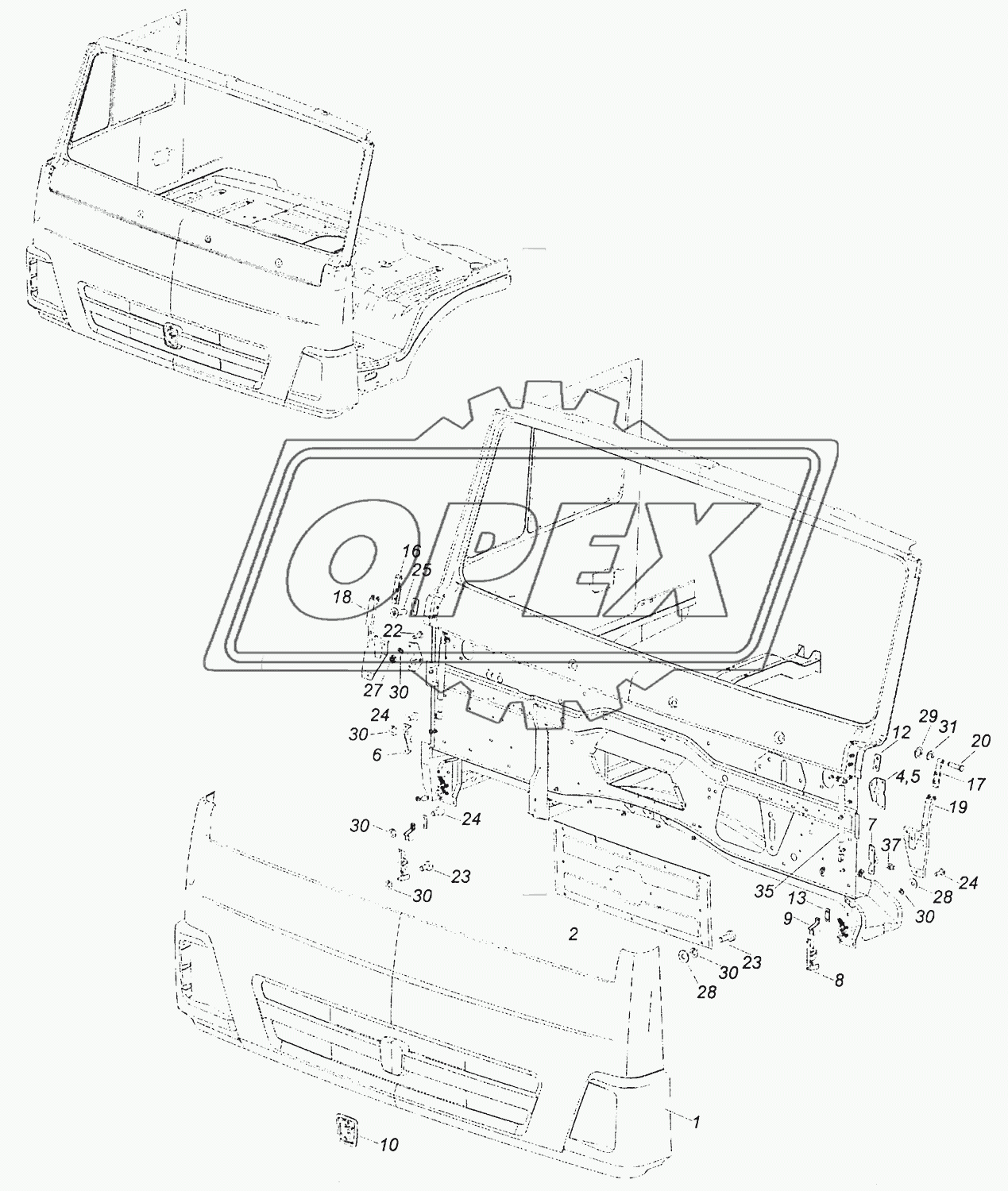 63501-8401009 Установка облицовочной панели