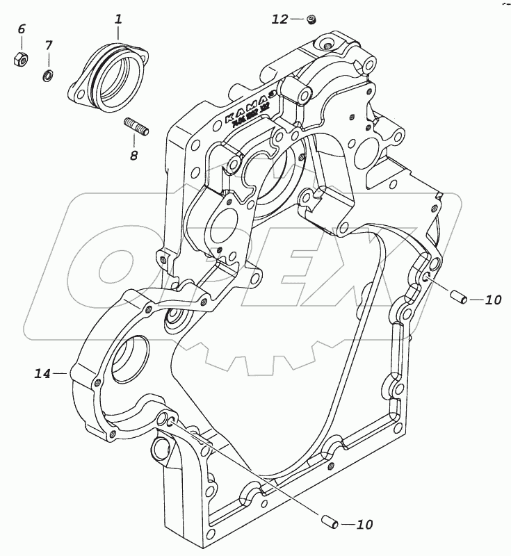 Картер агрегатов