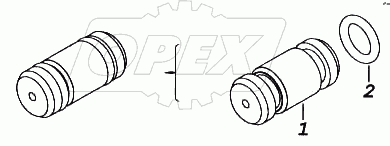 Втулка с кольцами