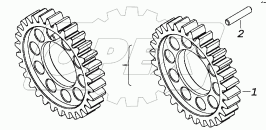 Шестерня коленчатого вала