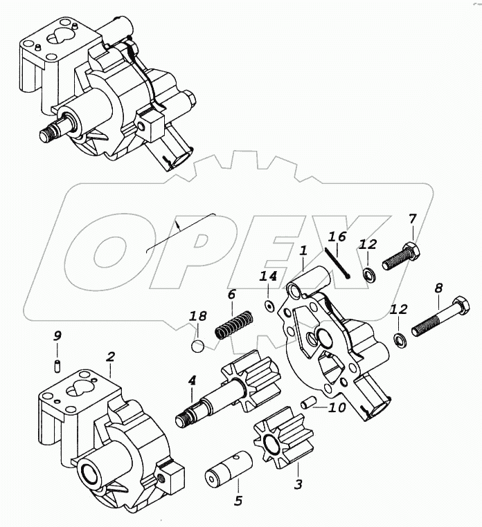Насос масляный