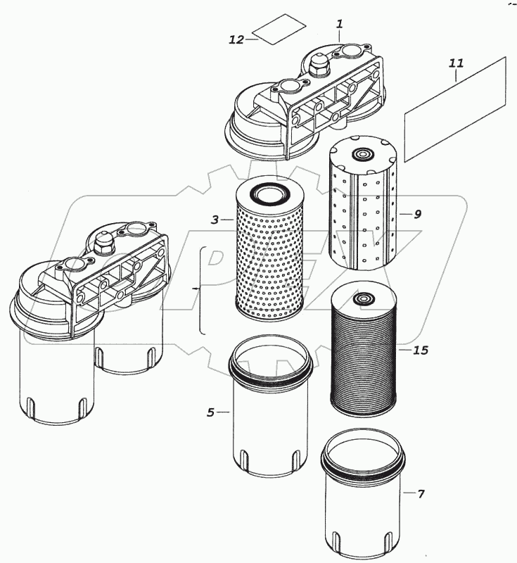 Фильтр очистки масла