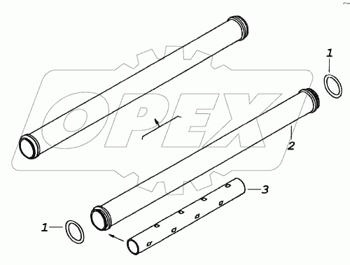 Трубка сапуна с втулкой