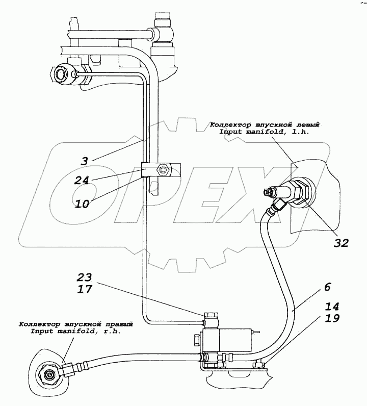Установка электромагнитного клапана