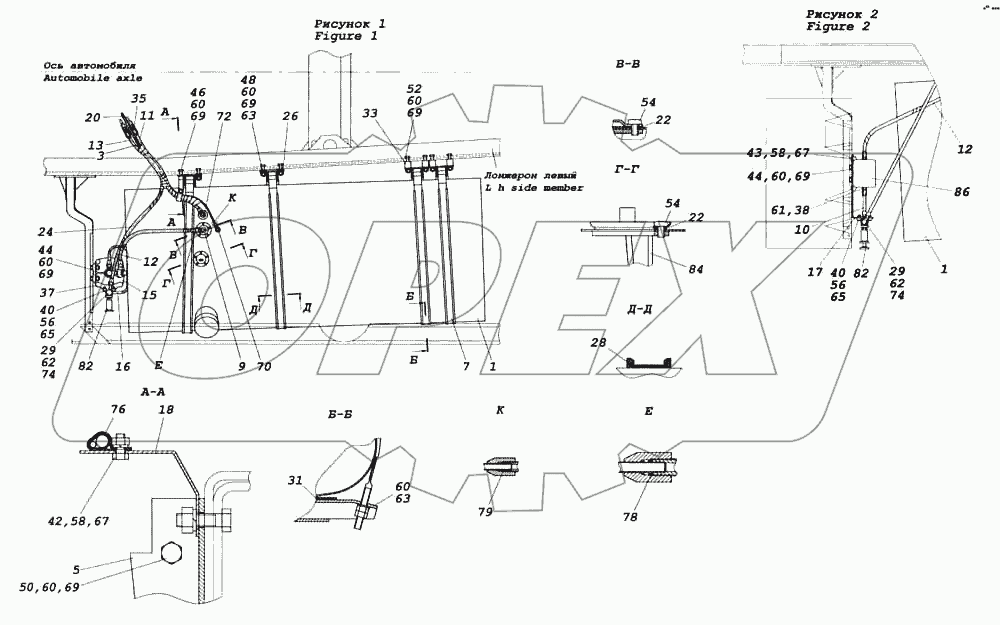 Установка топливных баков, ФГОТ и топливопроводов
