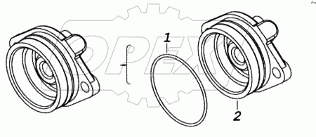 Корпус заднего подшипника