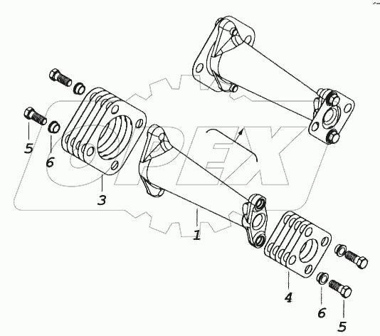 Вал привода ТНВД