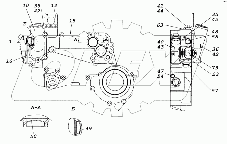 Корпус водяных каналов