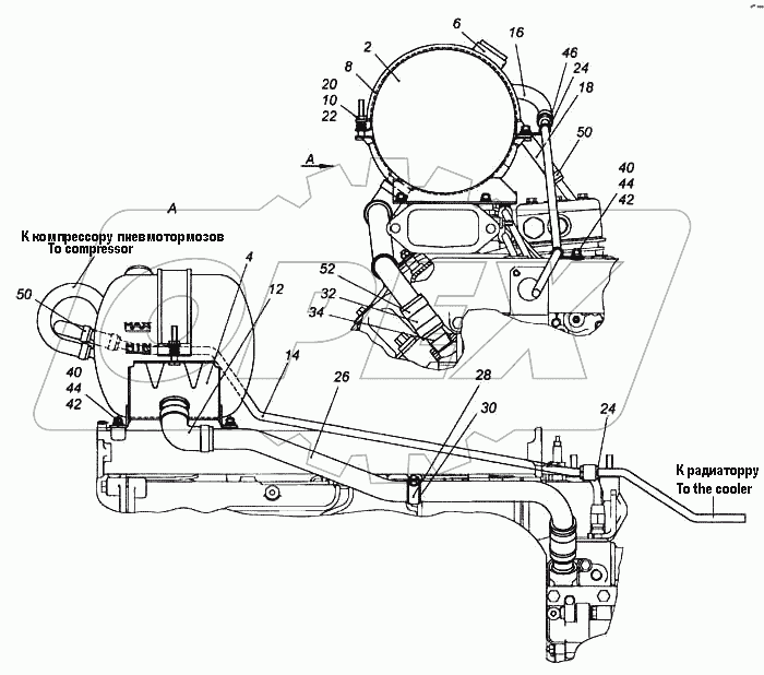 Установка расширительного бачка