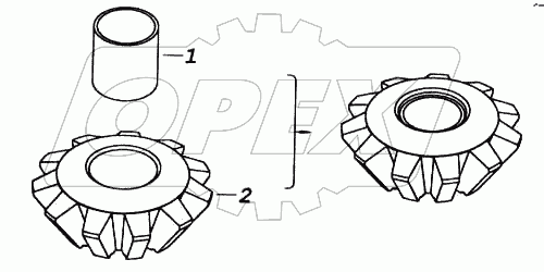 Сателлит в сборе