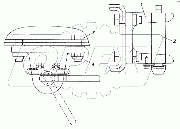 Установка буксирной вилки