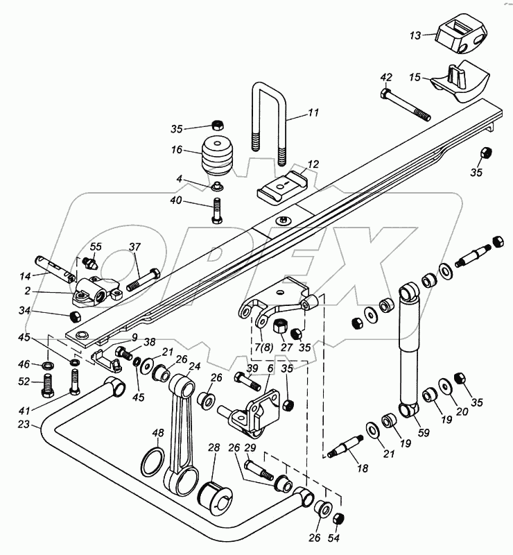 Установка передней подвески
