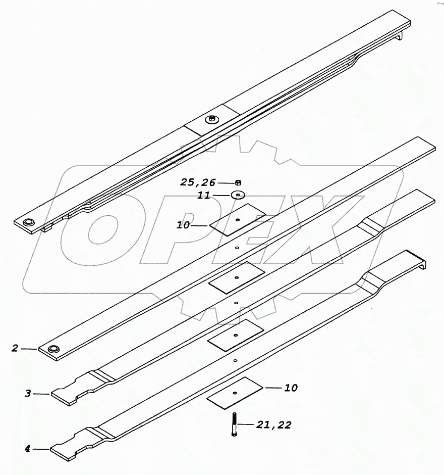 Рессора передняя