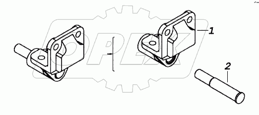 Кронштейн стабилизатора
