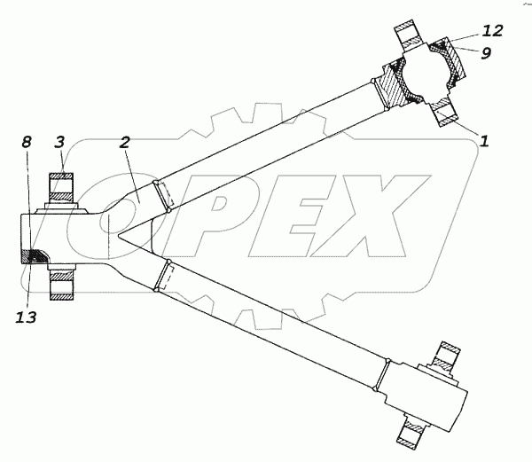Штанга верхняя
