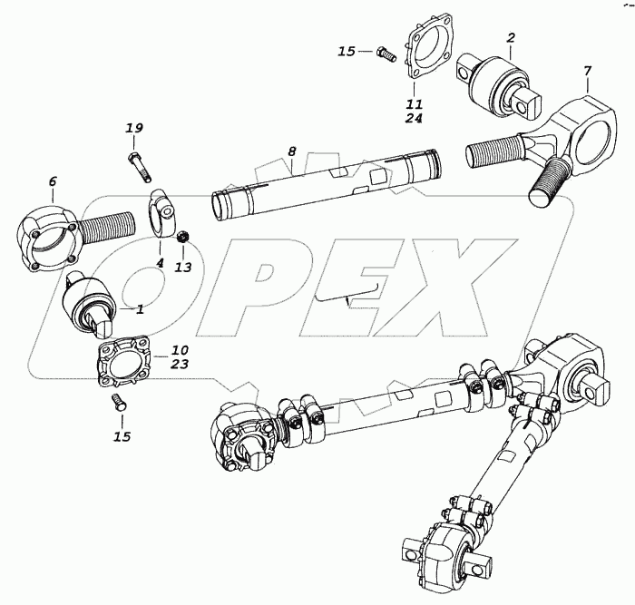 Штанга верхняя