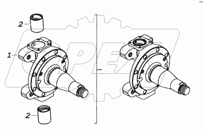 Кулак поворотный