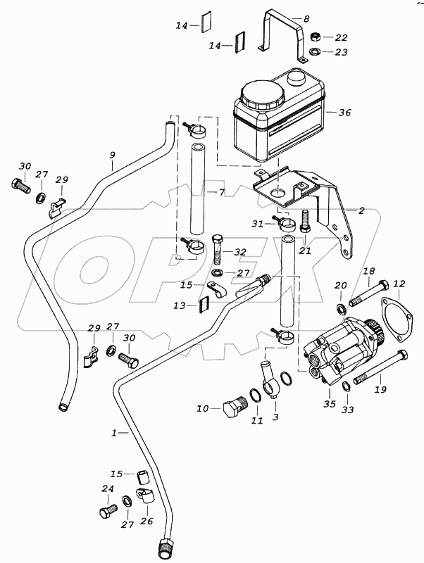 Установка насоса гидроусилителя руля