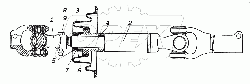 Вал карданный рулевого управления