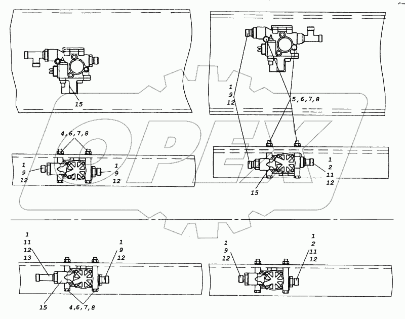 Установка модуляторов АБС
