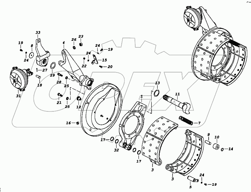 Тормоз передний