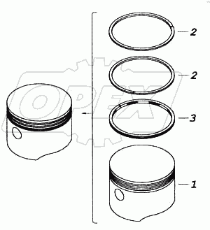 Поршень в сборе