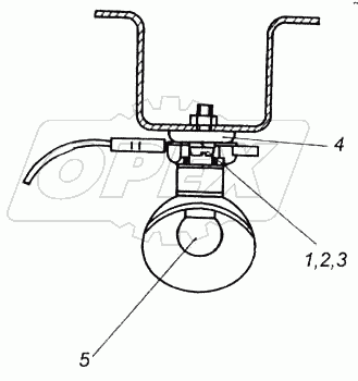 Установка подкапотной лампы