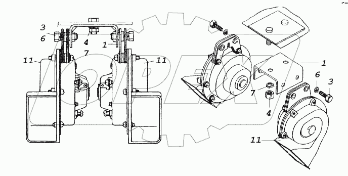 Установка звуковых электрических сигналов