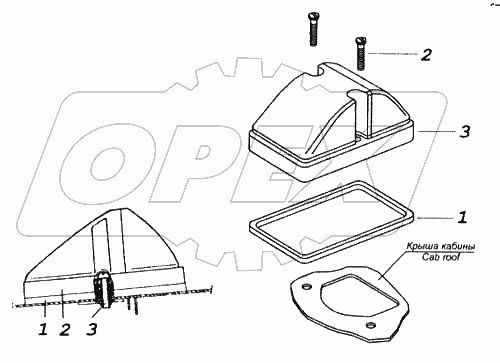 Установка габаритных фонарей