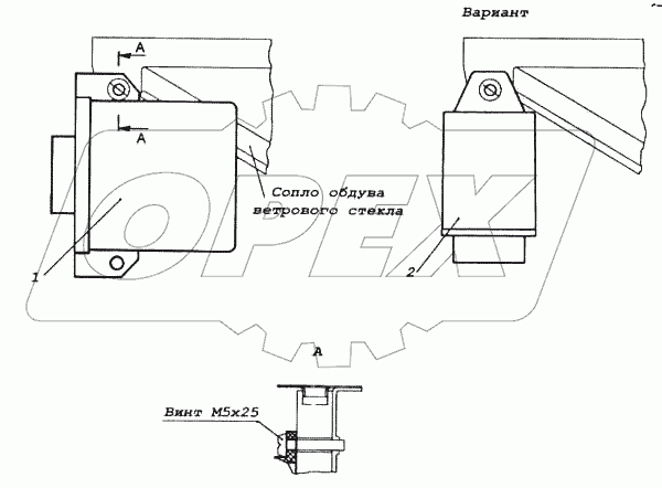 Установка реле блокировки стартера