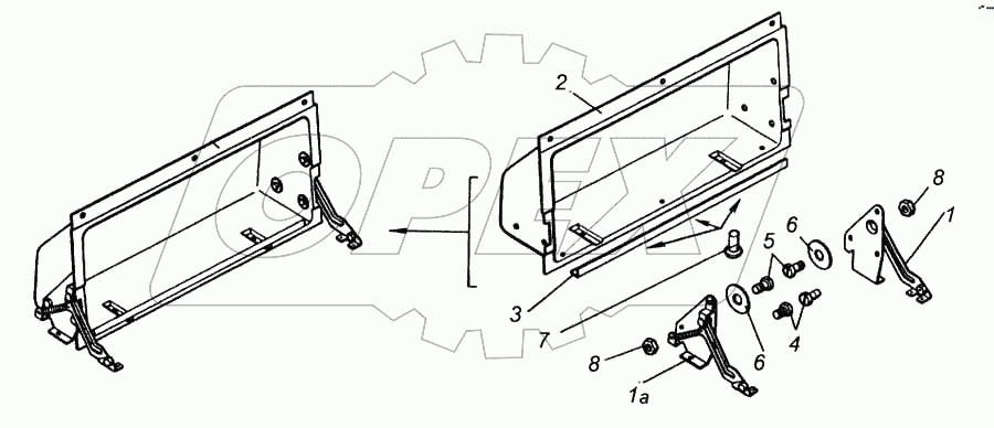 Ящик вещевой