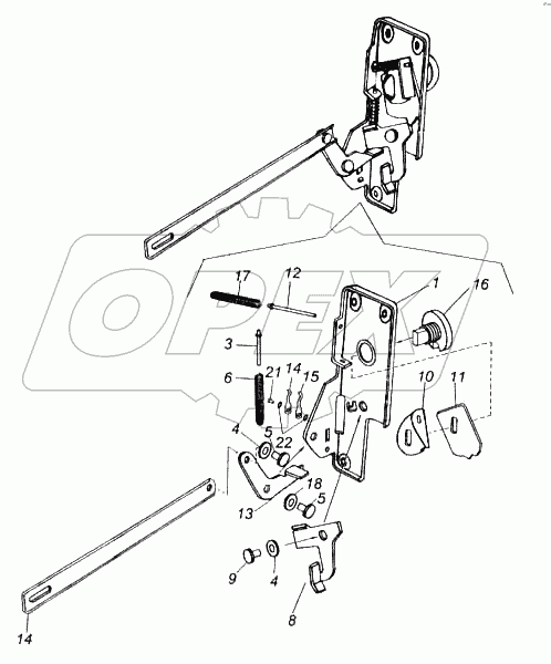Замок двери правый/левый